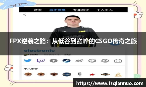 FPX逆袭之路：从低谷到巅峰的CSGO传奇之旅