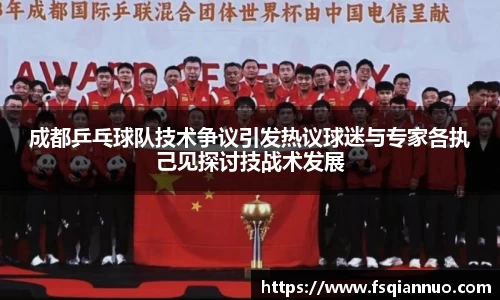 成都乒乓球队技术争议引发热议球迷与专家各执己见探讨技战术发展
